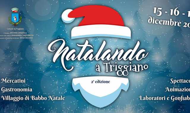 Natalando a Triggiano: tre giorni di concerti, mercatini e street food
